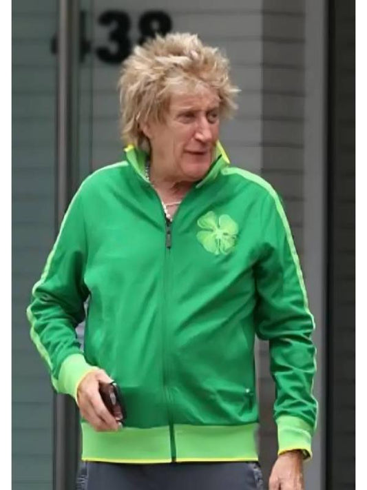 Rod Stewart Beverly Hills 2025 Green Jacket