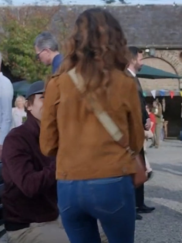 Royal-ish 2025 Nichole Sakura Brown Leather Jacket