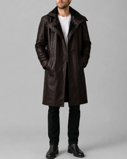 Ryan Gosling Blade Runner 2049 Leather Long Coat