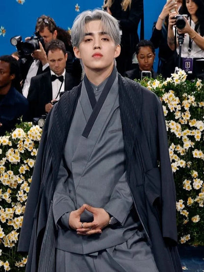 S.Coups Met Gala 2025 Grey Coat