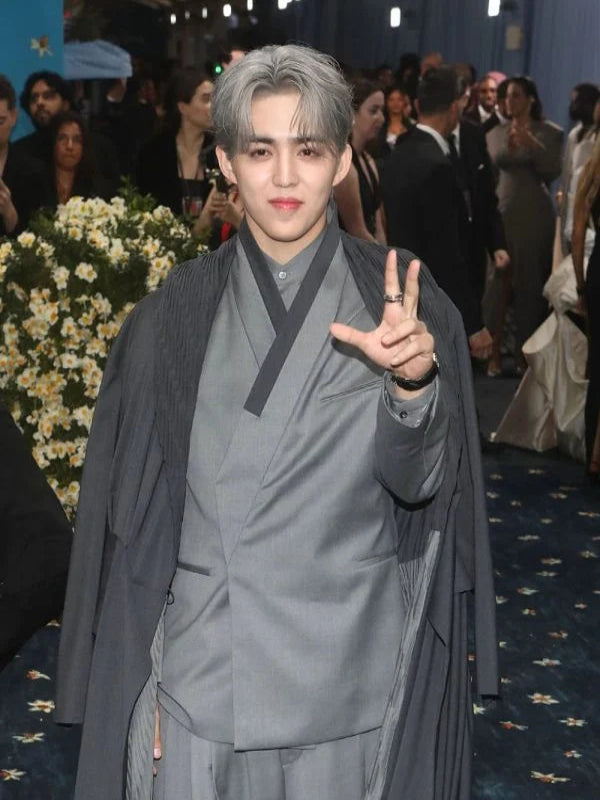 S.Coups Met Gala 2025 Grey Coat