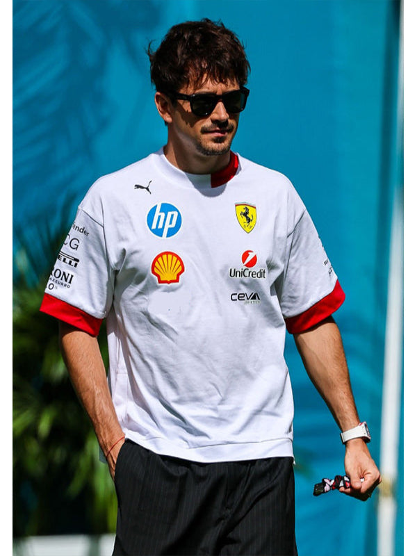 Scuderia Ferrari 2025 Miami GP T-Shirt