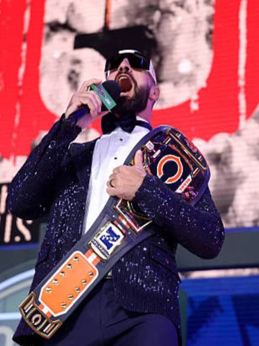 Seth Rollins 2025 NFL Draft Blue Blazer