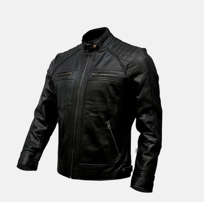 Shotgun Leather Biker Jacket | Men's Biker Jacket