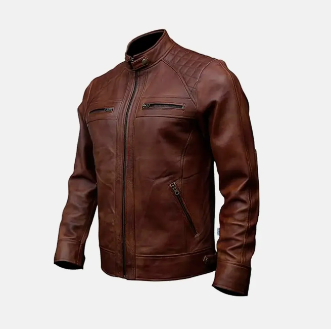 Shotgun Leather Biker Jacket | Men's Biker Jacket