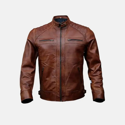 Shotgun Leather Biker Jacket | Men's Biker Jacket