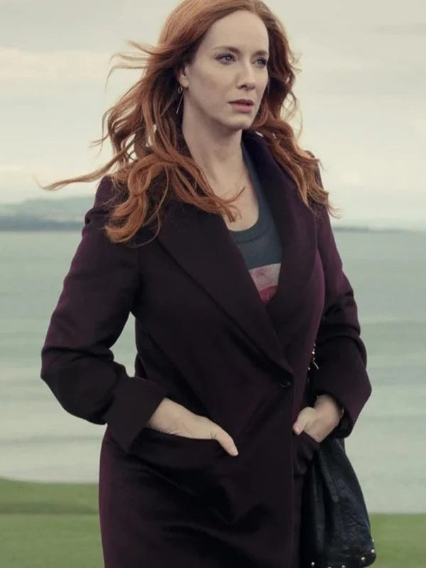 Small Town Big Story 2025 Christina Hendricks Coat