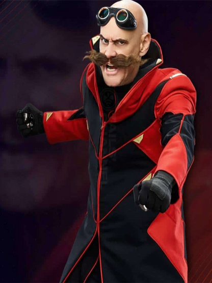 Sonic the Hedgehog 2 2022 Jim Carrey Trench Coat