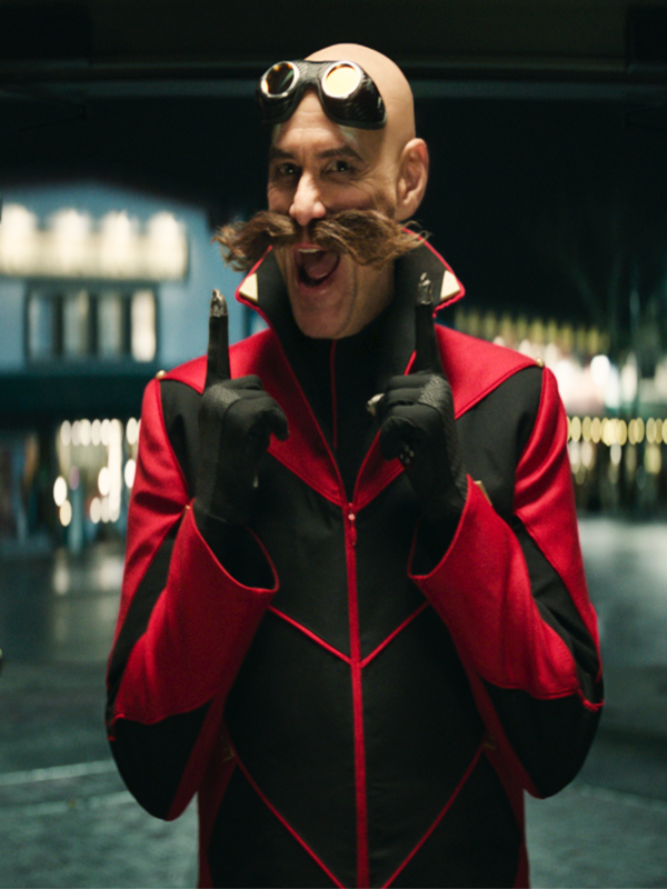 Sonic the Hedgehog 2 2022 Jim Carrey Trench Coat