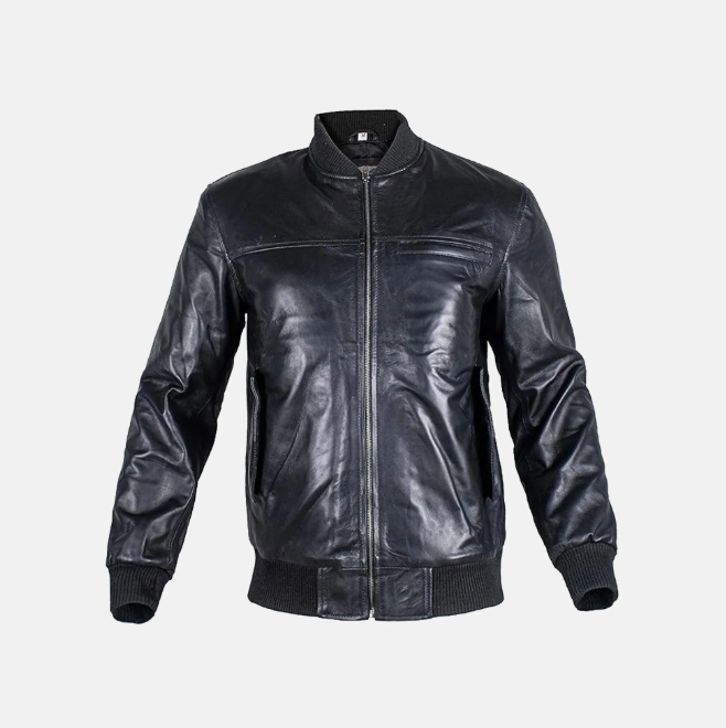 Speedster Sentinel Leather Biker Jacket Mens