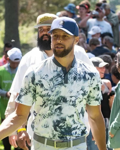 Stephen Curry ACC Celebrity Golf Championship 2025 Floral Shirt