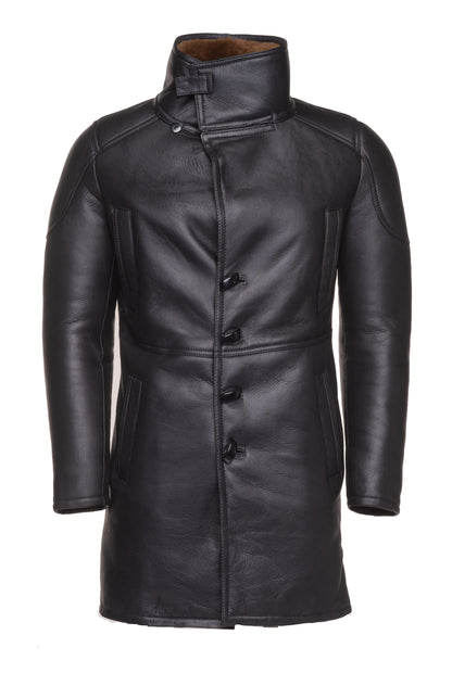 Real Shearling Trench Coat Inspired by Ryan Gosling’s Blade Runner 2049