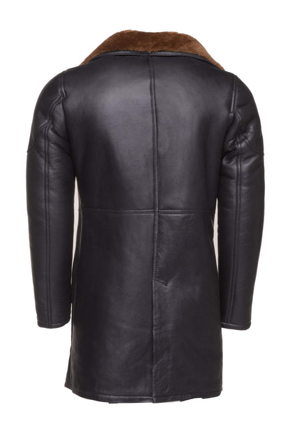 Real Shearling Trench Coat Inspired by Ryan Gosling’s Blade Runner 2049
