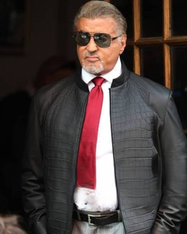 Sylvester Stallone NYC 2025 Black Jacket