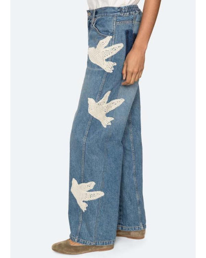 The Today Show 2025 Cynthia Erivo Crochet Dove Jeans