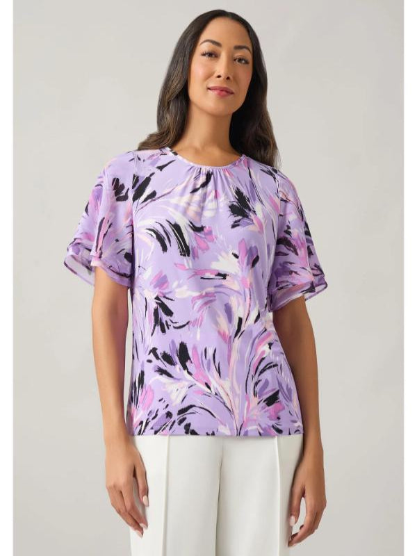 Saturday Night Live 2025 Quinta Brunson Purple Floral Top