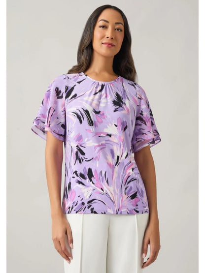 Saturday Night Live 2025 Quinta Brunson Purple Floral Top