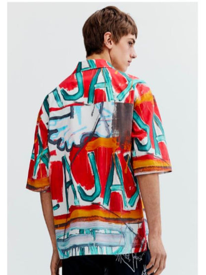 Sherri 2025 Jawn Murray Printed Camp Shirt