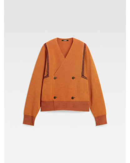 The Kelly Clarkson Show 2025 Colman Domingo Orange Cardigan