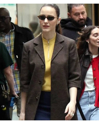 The Today Show 2025 Rachel Brosnahan Brown Blazer