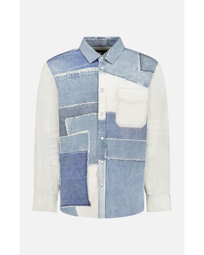The Today Show 2025 Ziggy Marley Denim Patchwork Shirt