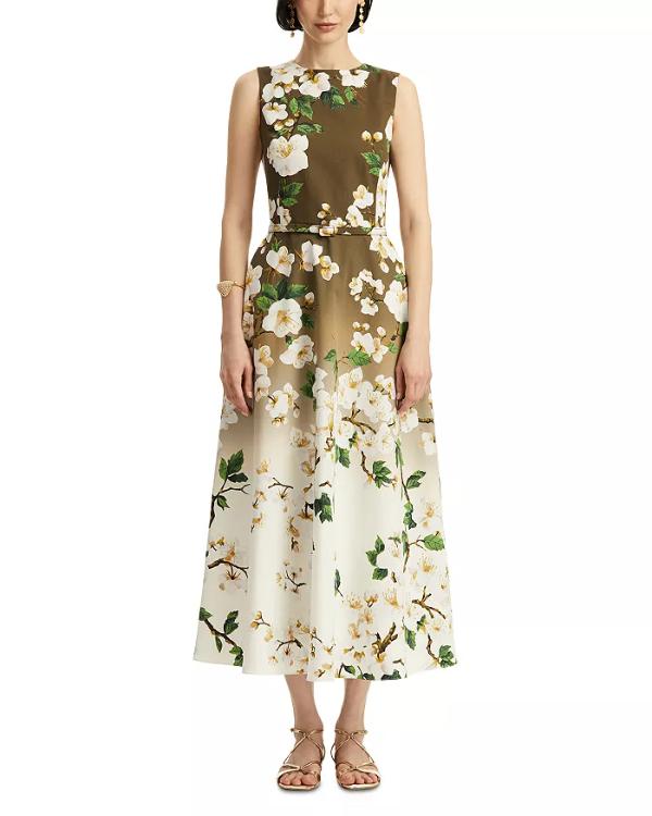Tamron Hall Show 2025 Tamron Hall Olive Green Floral Dress