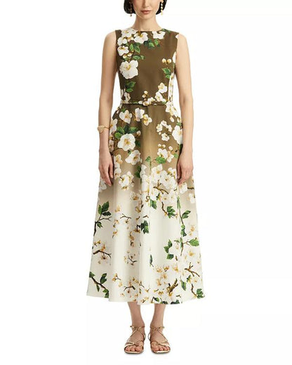 Tamron Hall Show 2025 Tamron Hall Olive Green Floral Dress