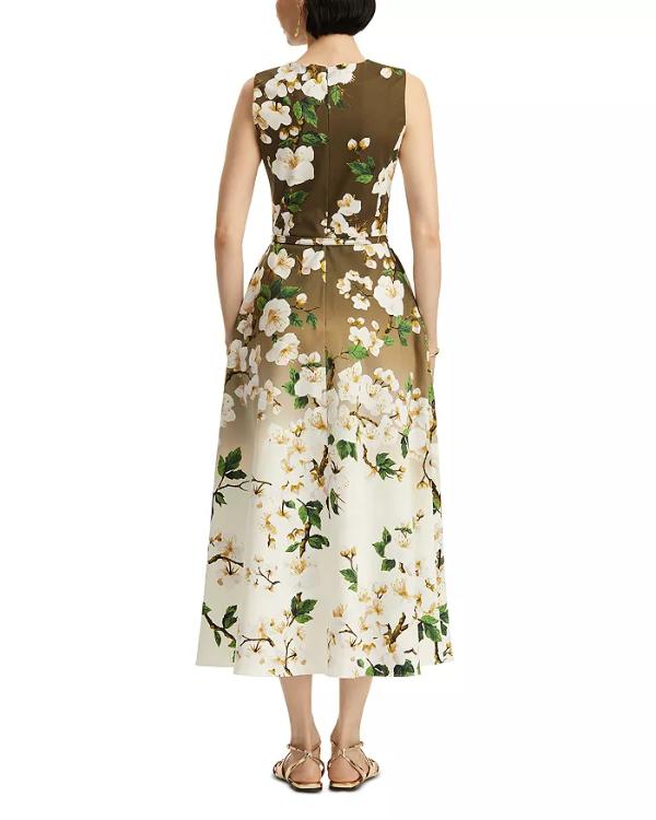 Tamron Hall Show 2025 Tamron Hall Olive Green Floral Dress