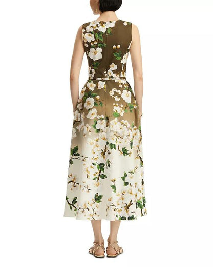 Tamron Hall Show 2025 Tamron Hall Olive Green Floral Dress