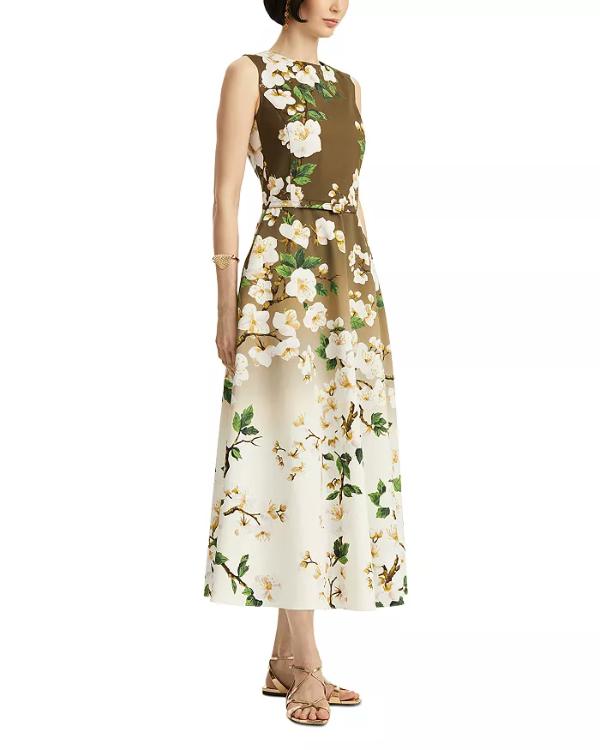Tamron Hall Show 2025 Tamron Hall Olive Green Floral Dress