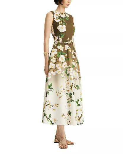 Tamron Hall Show 2025 Tamron Hall Olive Green Floral Dress