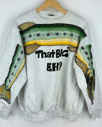 That Big Eh sweatshirt – cozy unisex pullover with bold printed logo on front