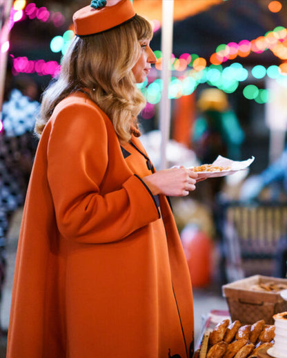 The Curse Of Bridge Hollow 2022 Lauren Lapkus Orange Halloween Coat
