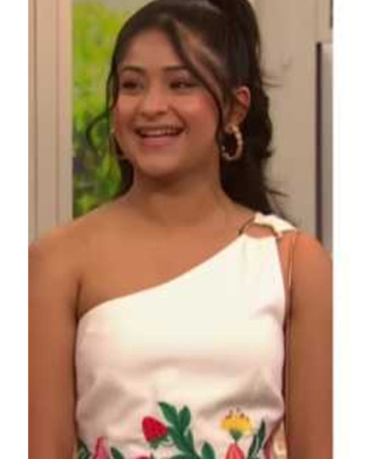 The Good Stuff With Mary Berg 2025 One Shoulder Floral Dress