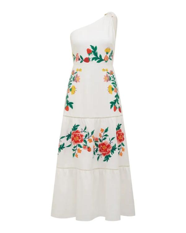 The Good Stuff With Mary Berg 2025 One Shoulder Floral Dress