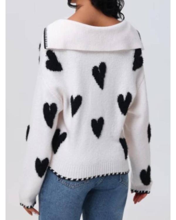 The Jennifer Hudson Show 2025 Jennifer Hudson Hearts Sweater