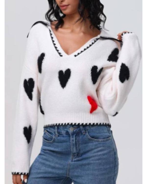 The Jennifer Hudson Show 2025 Jennifer Hudson Hearts Sweater