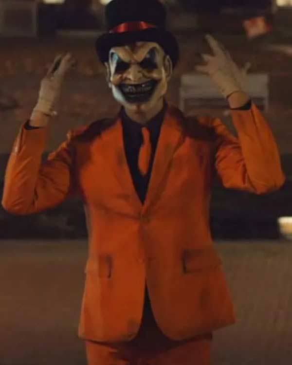 The Jester 2023 Michael Sheffield Orange Costume Suit