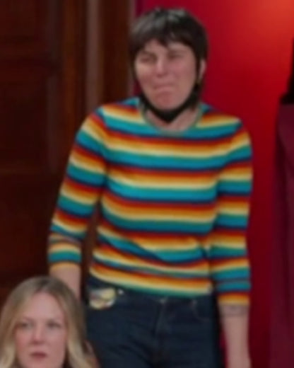 The Joe Schmo Show 2025 Rainbow Striped Sweater