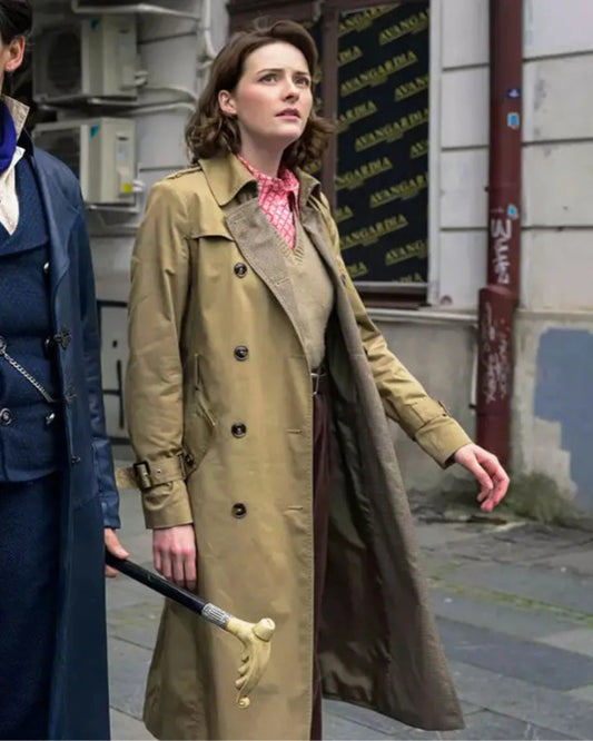 The Librarians The Next Chapter 2025 Olivia Morris Trench Coat