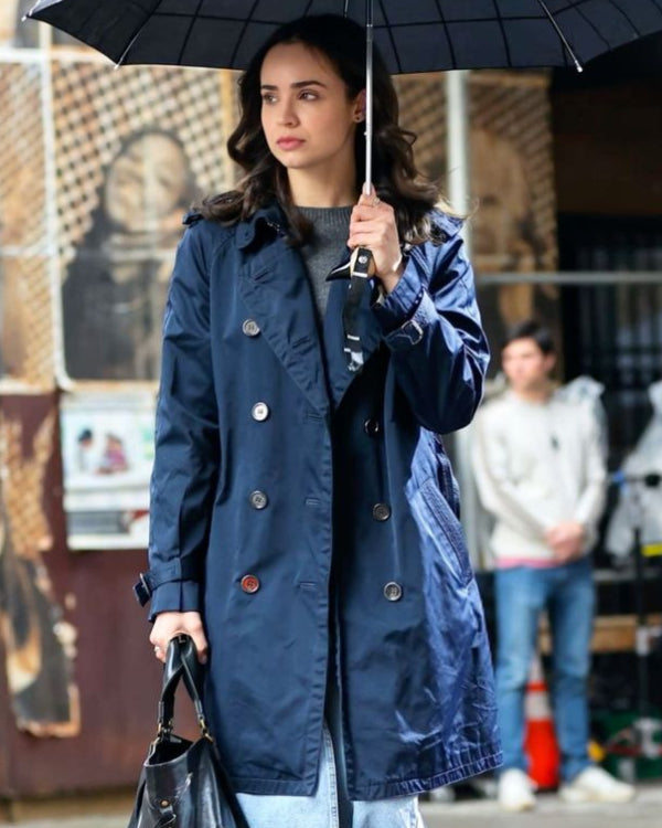 The Life List 2025 Sofia Carson Blue Coat