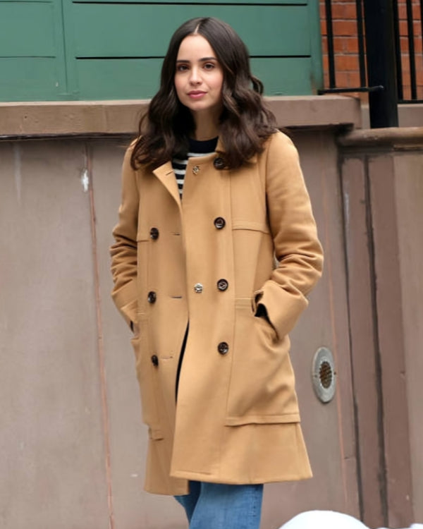 The Life List 2025 Sofia Carson Brown Coat