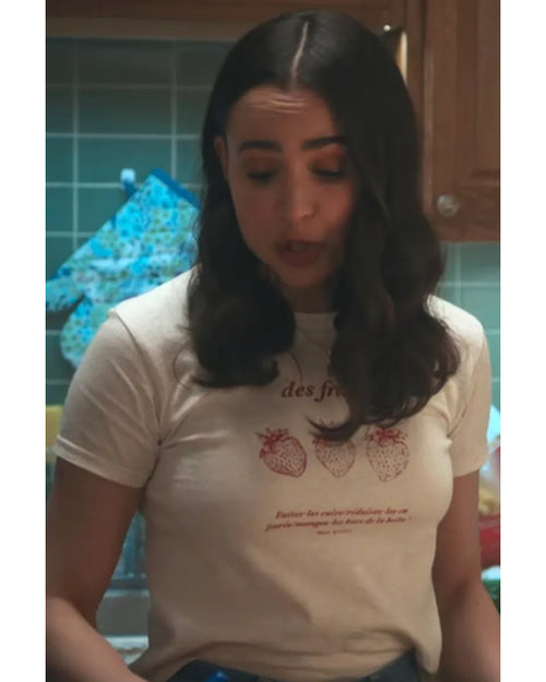 The Life List 2025 Sofia Carson Coquette Strawberry T-Shirt