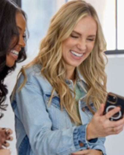 The Motherhood 2025 Patchwork Denim Jacket