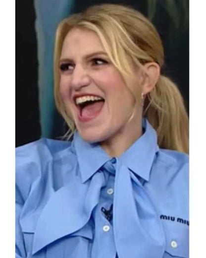 The Social 2025 Annaleigh Ashford Scarf Detail Poplin Shirt