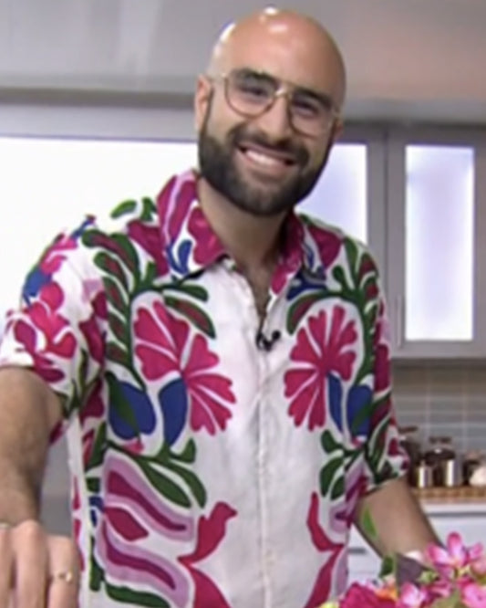 The Today Show 2025 Edy Massih Floral Printed Shirt