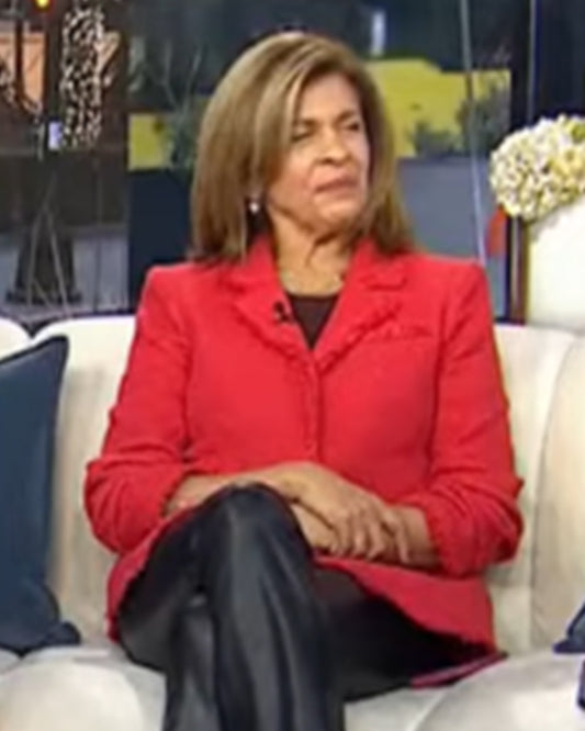 The Today Show 2025 Hoda Kotb Red Blazer