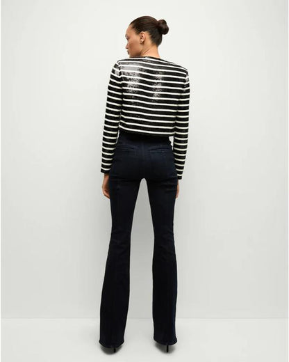 The Today Show 2025 Jenna Bush Hager Sequin Striped Jacket