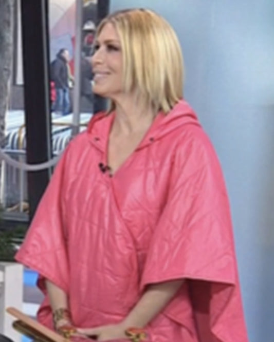 The Today Show 2025 Jill Martin Quilted Puffer Wrap Jacket