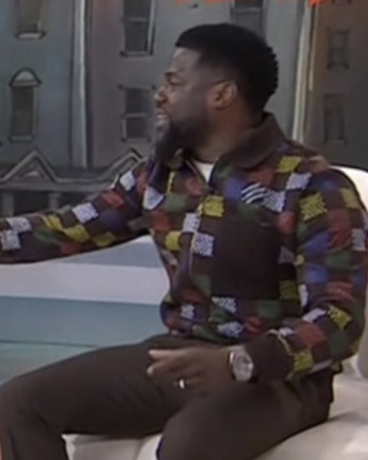 The Today Show 2025 Kevin Hart Brown Checkered Jacket